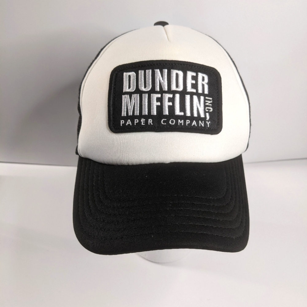 The Office Dunder Mifflin Paper Company Adjustable Trucker Hat NWOT